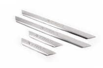 Nissan X-trail T30 2002-2007 Door Sill Protectors OmsaLine (4 pcs, Stainless Steel) photo 1