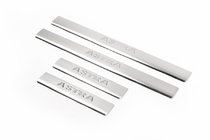 Opel Astra G classic 1998-2012 Omsa Stainless Steel Door Sill Covers Coupe (2 pcs) photo 1