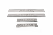 Renault Megane IV 2016-2025 Door Sill Protectors OmsaLine (4 pcs, Stainless Steel) photo 5
