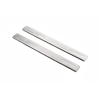 Door Sill Protectors OmsaLine (2 pcs, Stainless Steel) Toyota Corolla 2007-2013 photo 1