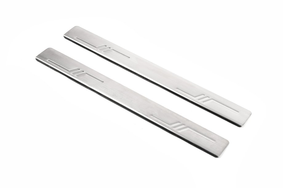 Toyota Corolla 2007-2013 Door Sill Protectors OmsaLine (2 pcs, Stainless Steel) Image