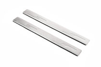 Toyota Corolla 2007-2013 Door Sill Protectors OmsaLine (2 pcs, Stainless Steel) photo 1