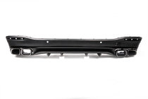 Mercedes GLE W167 2018- Rear diffuser with exhaust tips GLE63 Black (2018-2026) photo 5