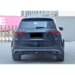 Rear diffuser with exhaust tips GLE63 Silver (2018-2026)