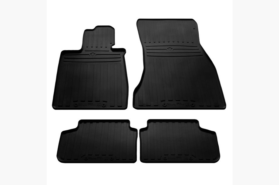 BMW 7 Series G11/G12 2015-2022 Rubber Floor Mats (For G11, 4 pcs, Stingray Premium) Image