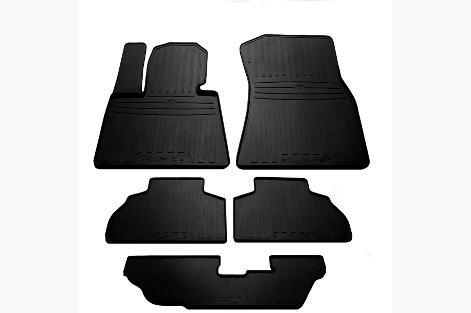 BMW X7 G07 2019- Rubber floor mats (for 6-seater, Stingray Premium) Photo 1