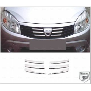Front Grille Trim (Stainless Steel) Dacia Sandero 2007-2013 photo 3