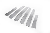 Volkswagen Passat B5 1997-2005 Stainless Steel Door Pillar Trim (6 pcs) photo 2