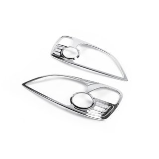 Headlight Covers Chrome (2 pcs, plastic) Honda Civic Sedan VII 2001-2006 photo 2