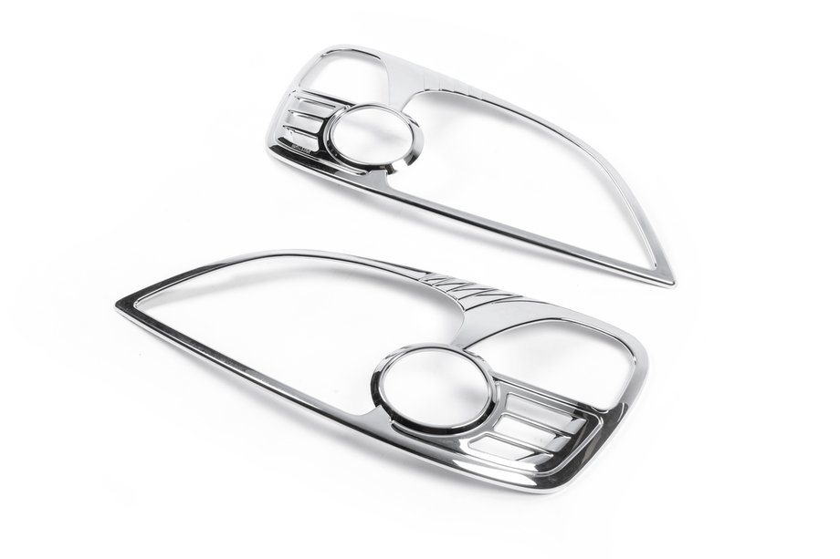 Honda Civic Sedan VII 2001-2006 Headlight Covers Chrome (2 pcs, plastic) Photo 2