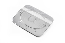 Hyundai Accent 2006-2010 Fuel Tank Cap Cover Carmos Stainless Steel photo 1