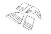 Honda Civic Sedan VII 2001-2006 Chrome Tail Light Covers (2 pcs, plastic) photo 2