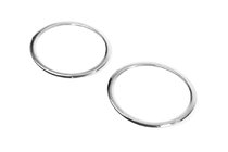 Skoda Yeti 2009-2017 Chrome Fog Light Covers (2009-2013, 2 pcs, Stainless Steel) photo 2