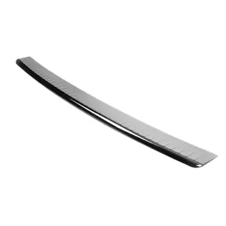 Rear bumper protector with lip (Omsa, stainless steel) photo 2