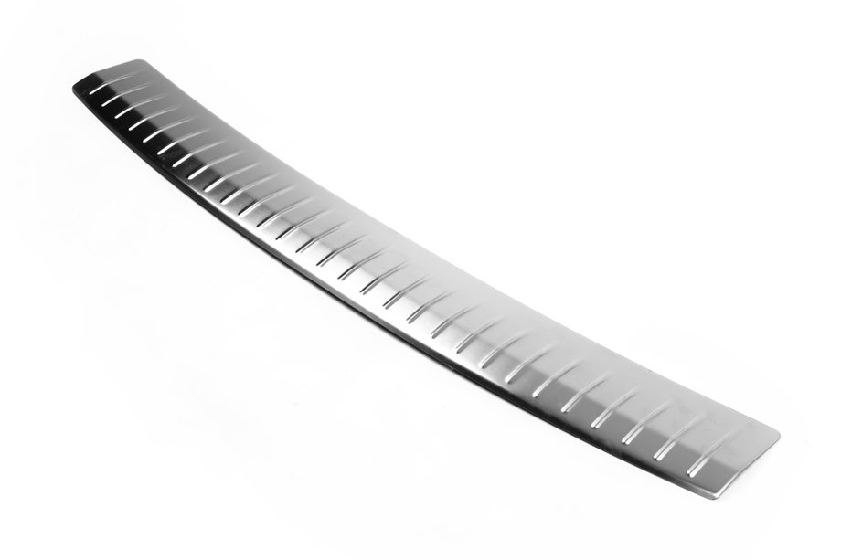 Volkswagen Passat B7 2012-2015 Rear bumper protector OmsaLine MAT (SW, stainless steel) Image