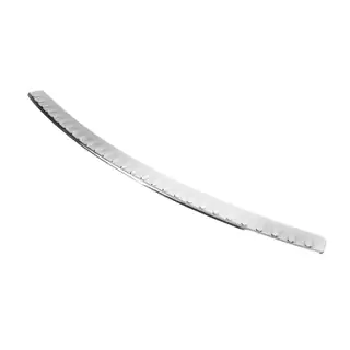 Rear bumper protector with lip (Omsa, stainless steel) photo 1