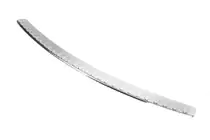 Volkswagen Caddy 2010-2015 Rear bumper protector with lip (Omsa, stainless steel) photo 1