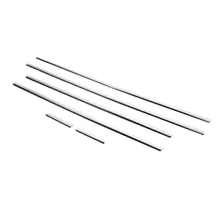 Lower window trim stainless steel (6 pcs) photo 2