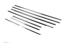 Opel Zafira B 2005–2011 Exterior Window Trim (8 pcs, Stainless Steel) OmsaLine - Italian Stainless Steel photo 2