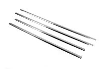 Mercedes C-class W203 2000-2007 Window Trim Stainless Steel 4 pcs, Sedan, Carmos - Turkish Steel photo 5