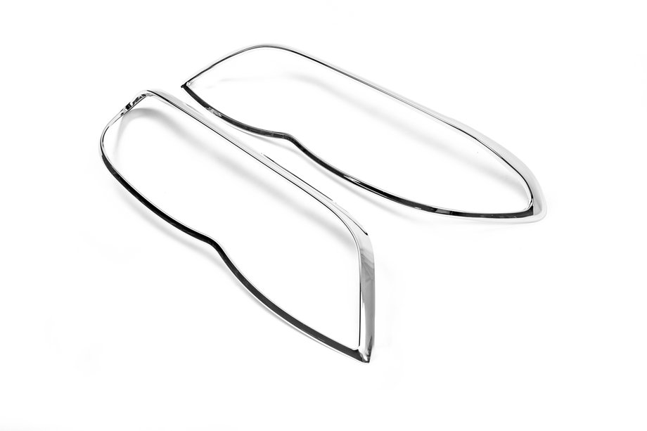 BMW X5 E53 1999–2006 Chrome Headlight Covers (2003-2006) Image