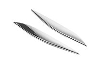 BMW 3 Series E90/E91 2005-2011 Chrome Hood Eyelids (Headlight Brows) photo 2