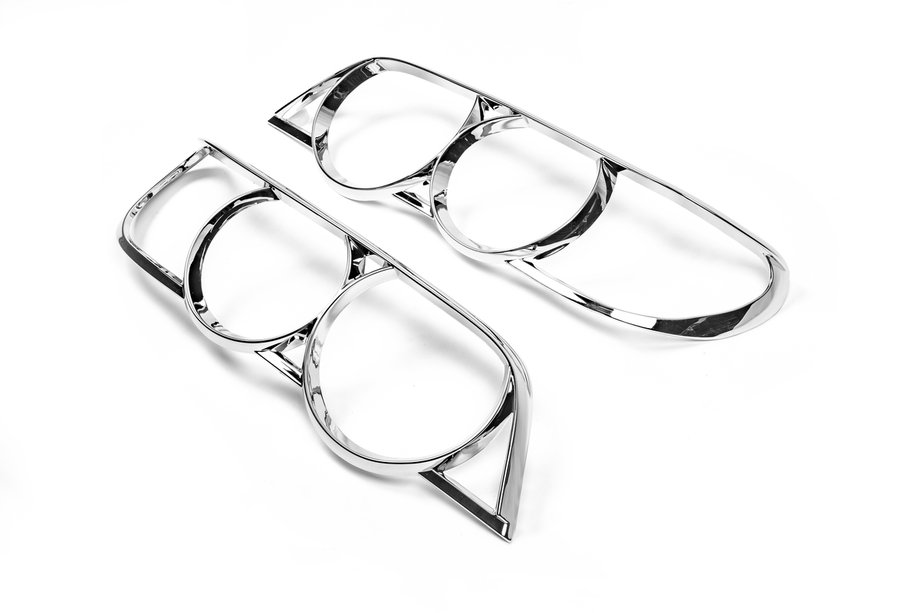 BMW X5 E53 1999–2006 Chrome Headlight Covers (1999-2003) Image