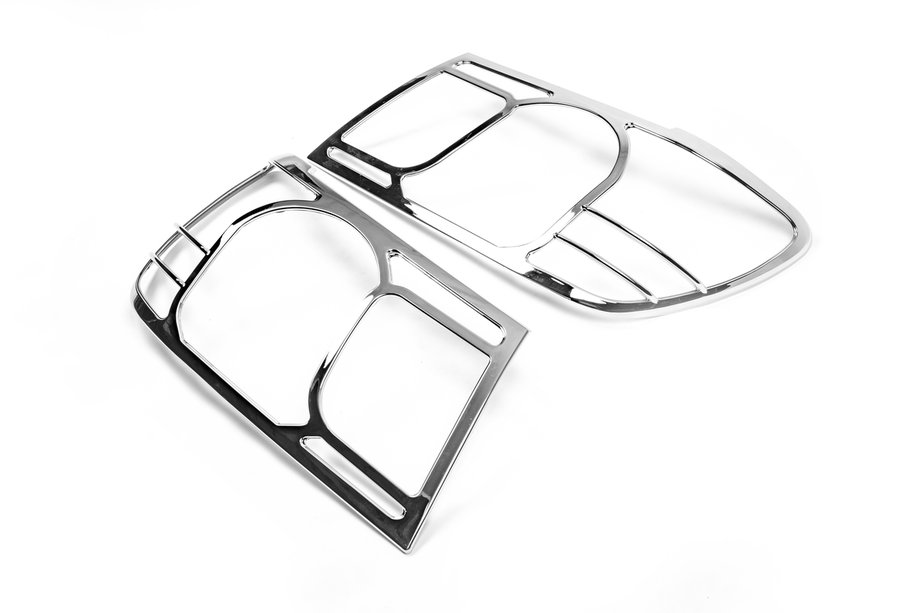 Toyota Land Cruiser 100 1998-2007 Headlight Covers V1 (2 pcs, plastic) Photo 1