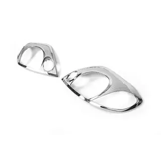 Headlight Covers V1 (2002-2004, 2 pcs, plastic) photo 2