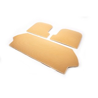 Trunk mat 3-piece set (EVA, beige) photo 1