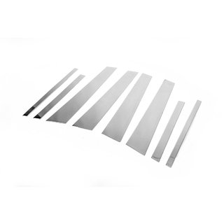 Stainless Steel Door Pillar Covers BMW X3 F25 2011-2018 photo 2
