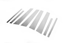BMW X3 F25 2011-2018 Stainless Steel Door Pillar Covers photo 2