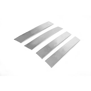 Chrome Door Pillar Covers (4 pcs, Stainless Steel) Nissan Qashqai 2014-2021 photo 2