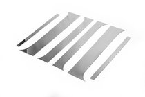 Nissan Navara 2006-2015 Chrome Pillar Covers (6 pcs, Stainless Steel) photo 2