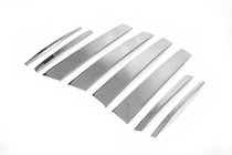 Toyota Rav 4 2013-2018 Stainless Steel Door Pillar Trim (8 pcs) photo 2