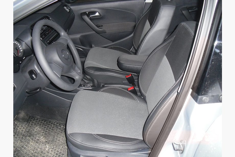Volkswagen Polo 2010-2017 Car Seat Covers SoyuzAuto Premium Image