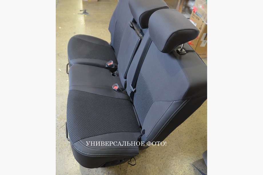 Volkswagen Passat B7 2012-2015 Car Seat Covers (Leatherette↗Fabric, Premium) Image
