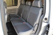 Volkswagen Caddy 2010-2015 Car Seat Covers (Leatherette↗Fabric, Premium) Front seats (1+1) photo 5