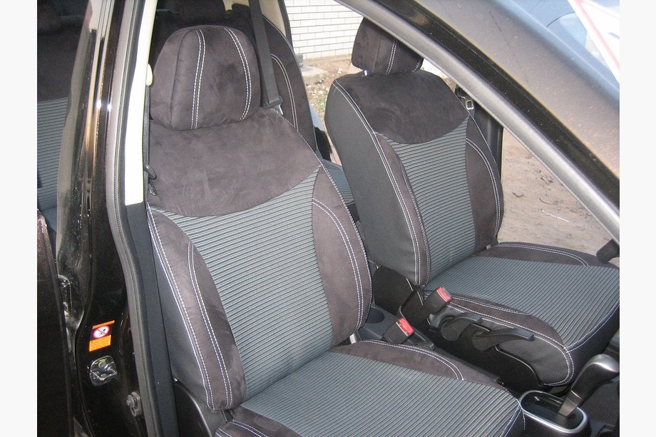 Nissan Tiida 2011-2014 Car Seat Covers SoyuzAuto Premium Image