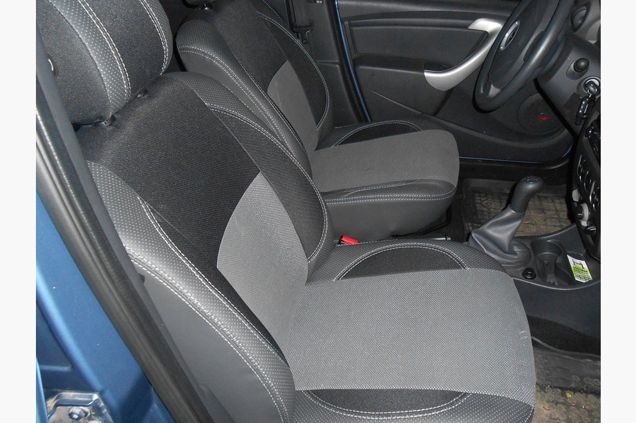 Renault Logan I 2008-2013 New! Brothers Premium Eco Leather Car Seat Covers Image