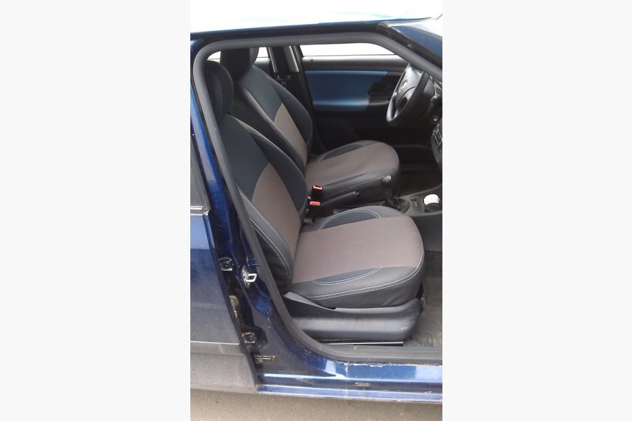 Skoda Fabia 2000-2007 Car Seat Covers (Leatherette↗Fabric, Premium) Image