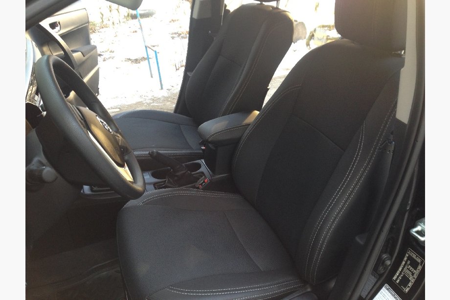 Toyota Corolla 2013-2019 Car Seat Covers (Leatherette↗Fabric, Premium) Image