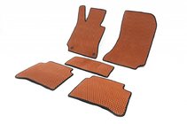 Mercedes E-class W212 2009-2016 EVA Floor Mats (brick red) photo 1