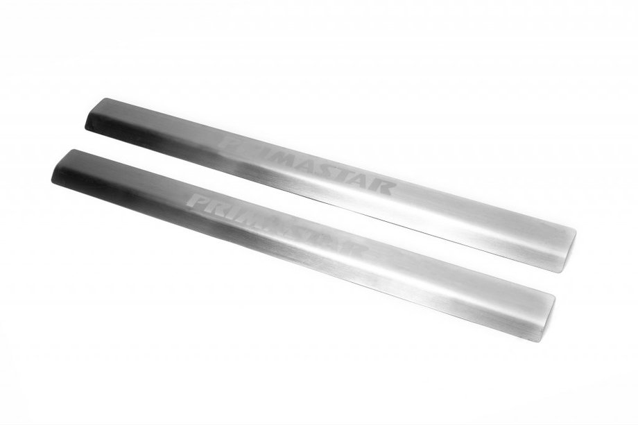 Nissan Primastar 2002-2014 Door Sill Plates Laser-Style (2 pcs, Steel) Photo 1