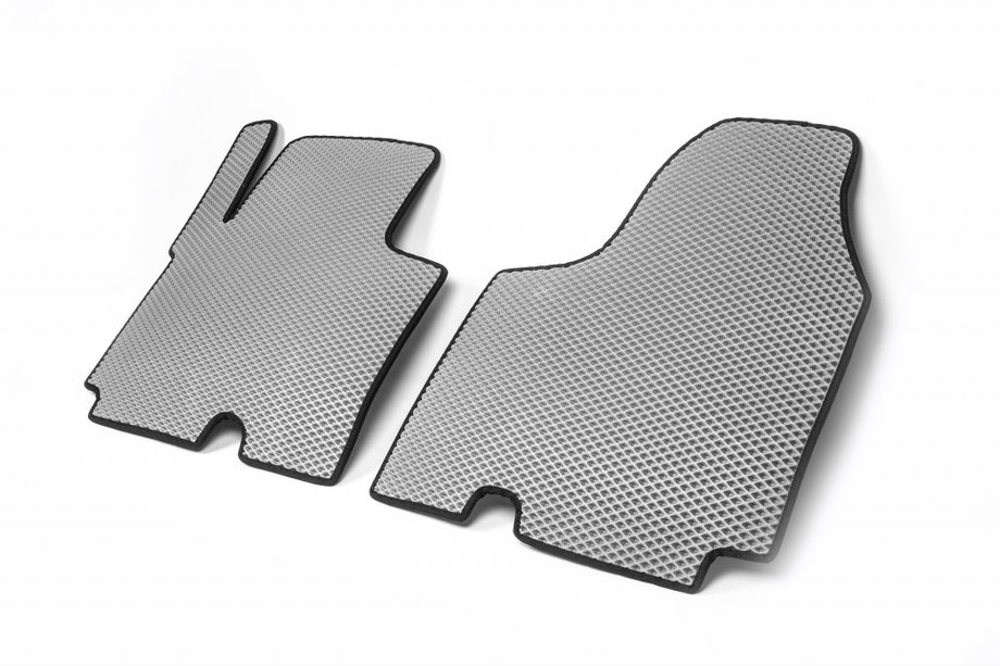 Opel Vivaro 2015-2019 Floor mats (2 pcs, EVA, gray) Image