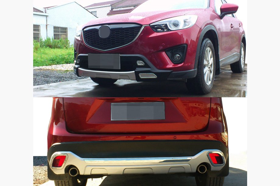 Mazda CX-5 2012-2017 Front and rear bumper extensions (2 pcs) Image