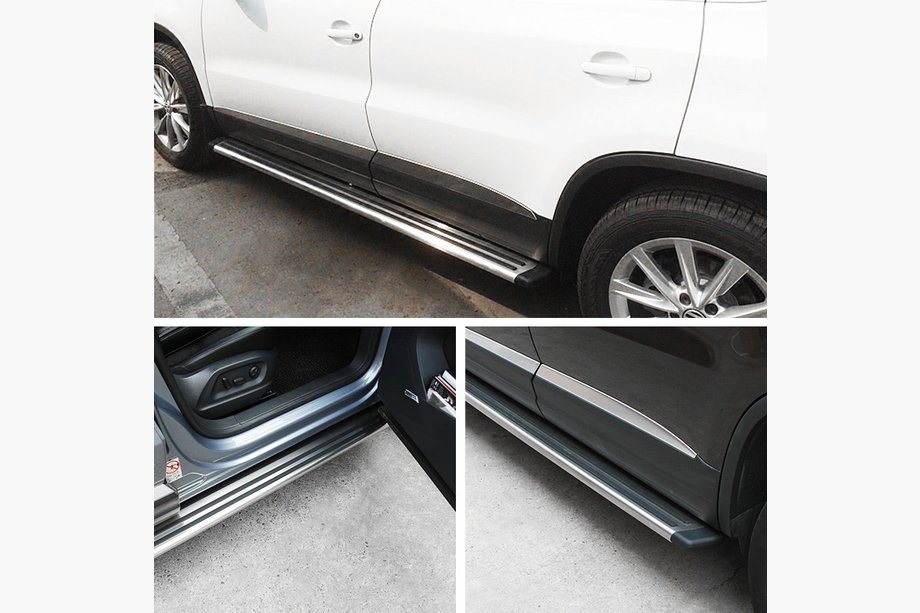 Volkswagen Tiguan 2007-2016 ORIGINAL! Side steps (2 pcs, aluminum) Image