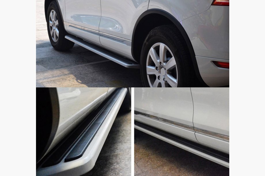 Volkswagen Touareg 2010-2018 Side Steps Original Style V2 (2 pcs, Aluminum) Image