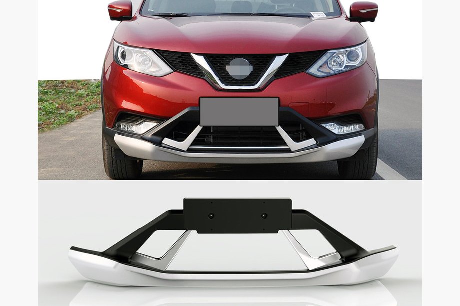 Nissan Qashqai 2014-2021 Front and Rear Lip Extensions V3 (Plastic) Image