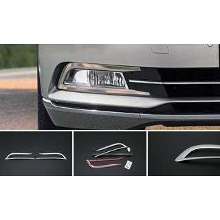 Fog light covers 2015-2018 (2 pcs, stainless steel)